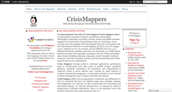 Desktop Screenshot of crisismappers.net